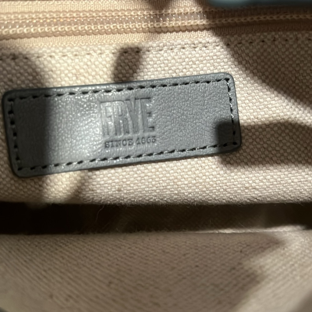 FRYE Madison North South Leather Mini Crossbody Bag Sky Blue - Picture 9 of 10